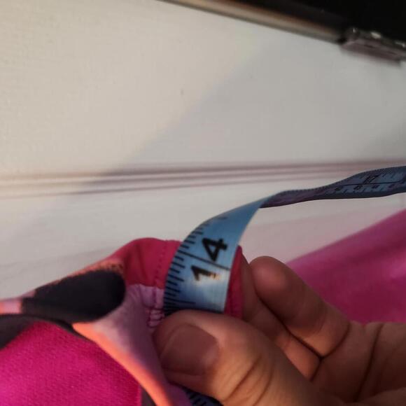 Nike Women's Pink and Multicolor Tank Top with built in bra- Size Medium - Picture 3 of 7